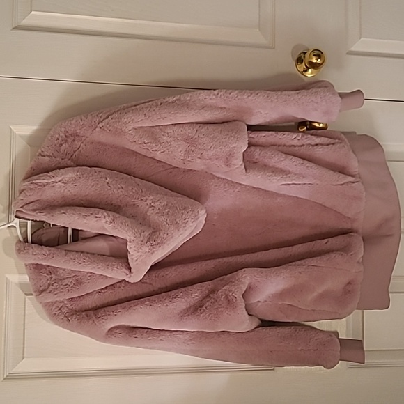 Free People Turn Up Fleece Faux Fur Jacket - Picture 5 of 5